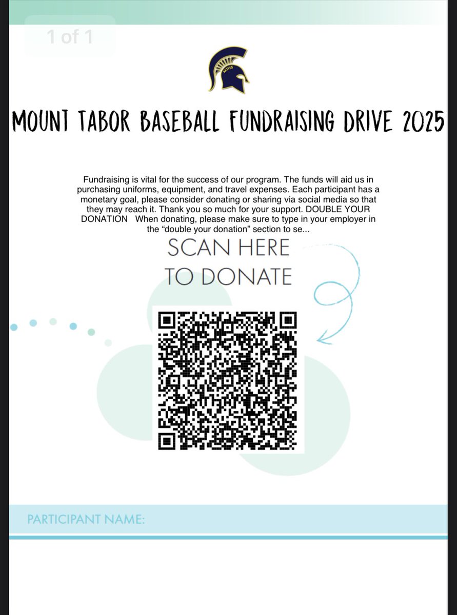 Please consider helping Mt Tabor baseball

vraise.org/vEsm7L