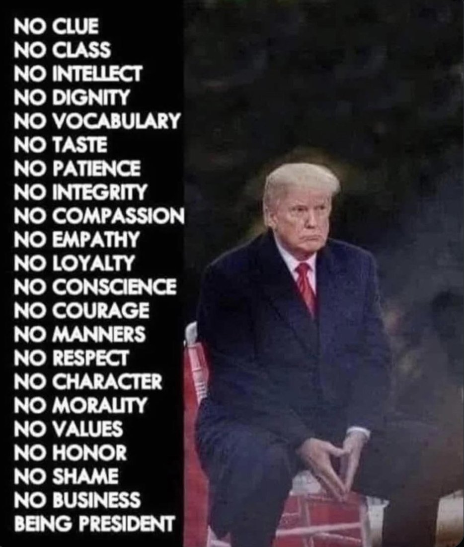 America, you have made such huge mistake in chosing this corrupt, evil man as your President - your citizens and people around the world are going to suffer terrible consequences.
#TrumpisaNationalDisgrace #TrumpIsARussianAsset 
#Putin #auspol #USA #Musk #Zelensky #Vance