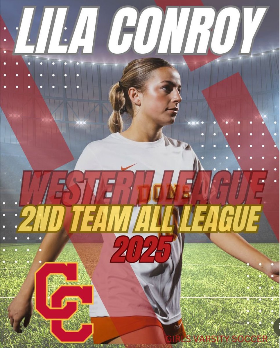 Second team Western League. My team dominated and won our league, I ended the season with 4 goals and 13 assists. I will miss high school soccer but can’t wait to finish up my club season strong — then on to <a href="/SJUHawks_WSoc/">SJU Hawks Women's Soccer</a> 
<a href="/ImYouthSoccer/">ECNL/GA/Recruiting/College Soccer</a> <a href="/ImCollegeSoccer/">College Soccer Truth ™</a>
<a href="/PrepSoccer/">Prep Soccer ⚽️</a> <a href="/ourcitysc/">City SC</a>