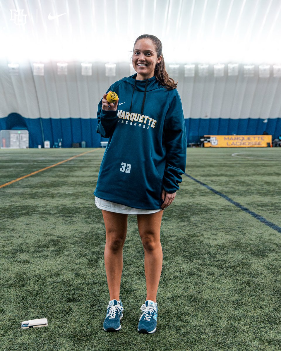 MarquetteWLax's tweet photo. 𝟐𝟎𝟎‼️

Meg became the third player in program history to hit 200 career points tonight! 🙌

#WeAreMarquette https://t.co/sKTDl8Q6o6