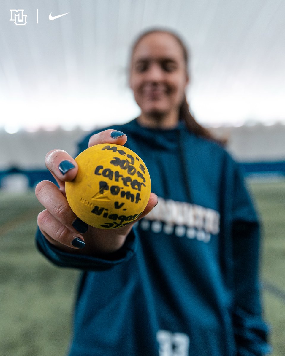 𝟐𝟎𝟎‼️

Meg became the third player in program history to hit 200 career points tonight! 🙌

#WeAreMarquette
