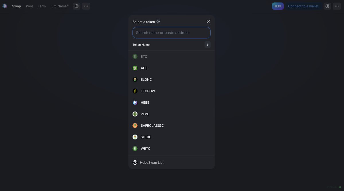 HebeSwap tweet media