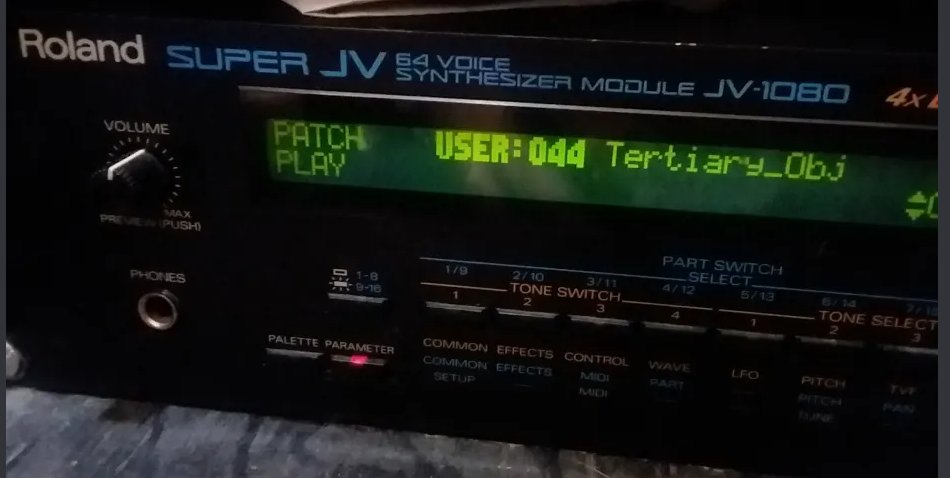 TertiaryObject's tweet image. I really love the retro 90s synthesizers, for instance the Roland SuperJV 1080 was used by Jeehung Hwang for the Mechwarrior 2 soundtracks, I've always loved that style, it features heavily in this song.
x.com/TertiaryObject…