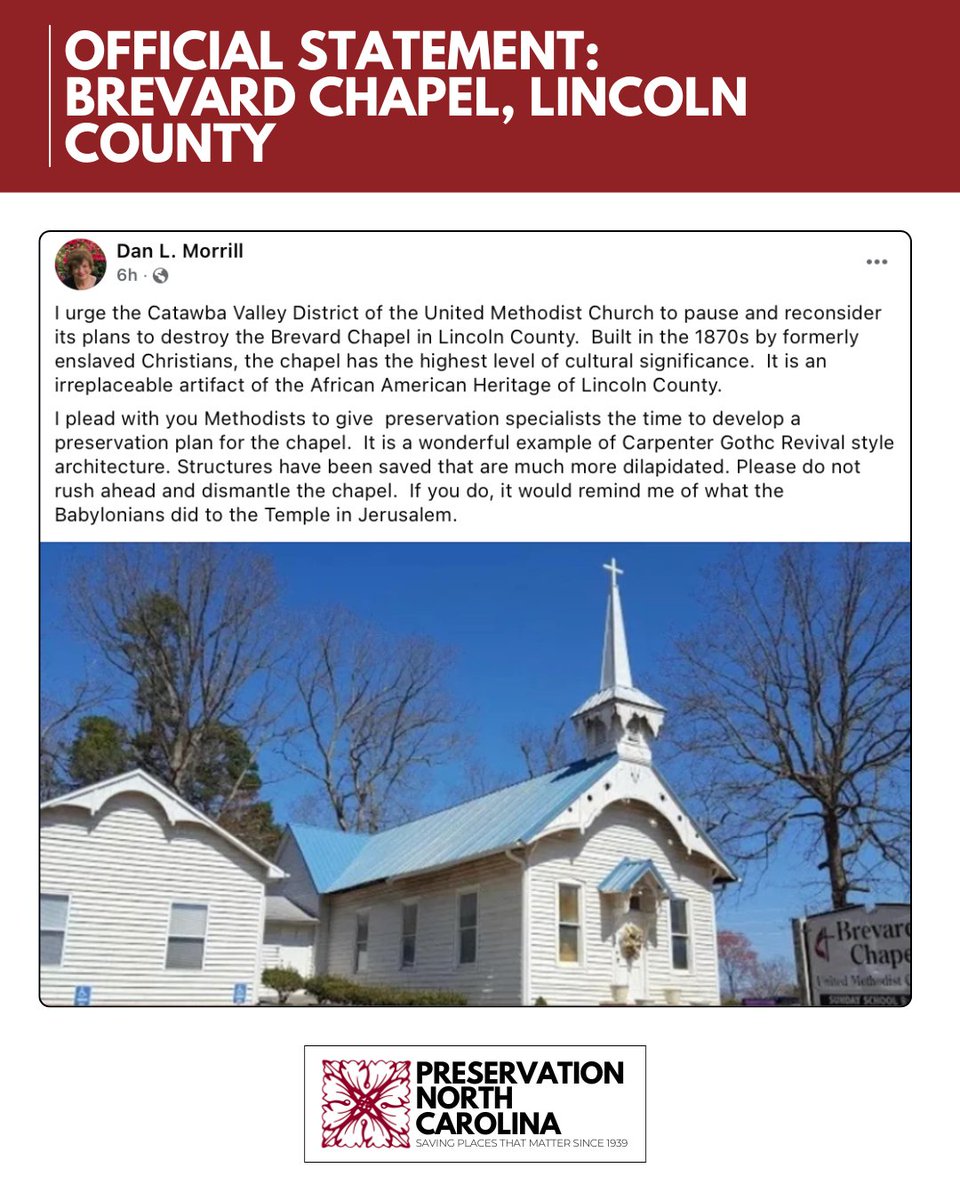 Preservation NC tweet media