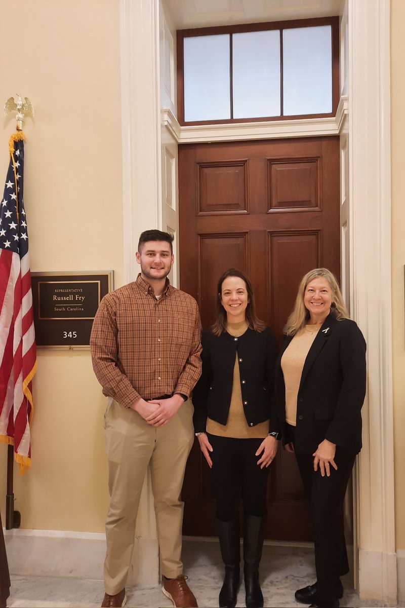 Judy Fulmer (@tcellallmom) on Twitter photo Thank you so much for meeting with us today Congressman <a href="/RussellFrySC/">Russell Fry</a>. I appreciate your support for childhood cancer legislation and appropriations so much. It makes such a big difference for this vulnerable population. π
#actiondays2025 Thank you so much for meeting with us today Congressman <a href="/RussellFrySC/">Russell Fry</a>. I appreciate your support for childhood cancer legislation and appropriations so much. It makes such a big difference for this vulnerable population. π
#actiondays2025
