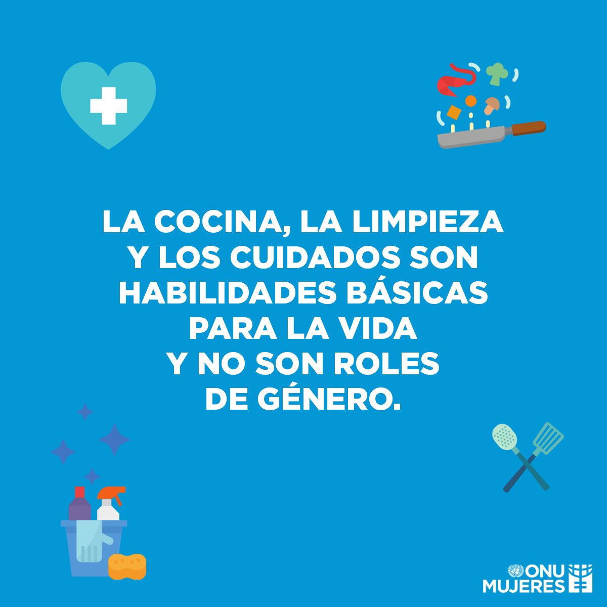Naciones Unidas (@onu_es) on Twitter photo Debemos normalizar la responsabilidad compartida en las tareas del hogar.
De lo contrario, para 2050, las mujeres seguirán dedicando 2,3 horas diarias más que los hombres al trabajo doméstico y no remunerado.
Las tareas del hogar no tienen género.
🎨: <a href="/ONUMujeres/">ONU Mujeres</a> Debemos normalizar la responsabilidad compartida en las tareas del hogar.
De lo contrario, para 2050, las mujeres seguirán dedicando 2,3 horas diarias más que los hombres al trabajo doméstico y no remunerado.
Las tareas del hogar no tienen género.
🎨: <a href="/ONUMujeres/">ONU Mujeres</a>