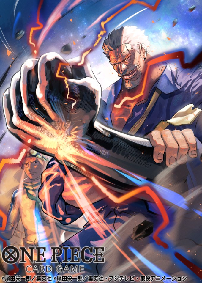 TADANOKATSUO's tweet image. 【告知】3/1発売のONE PIECEカードゲーム「神速の拳」にて
『ガープ』のイラストを担当させて頂きました！！！

#ワンピカード 
#ONEPIECE