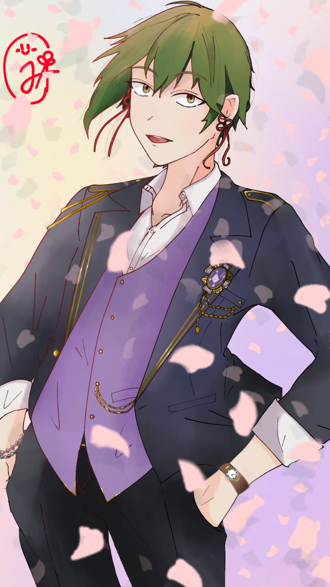 mimineko0212's tweet photo. #東ディバ絵札 #東ディバ 

桜まみれの拍玖さんも良き https://t.co/uYAzesKg93