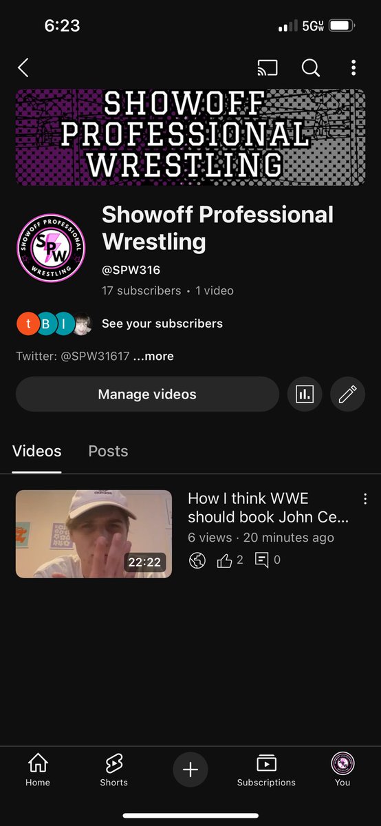 First YouTube video is up! Better editing/production will come in further videos, but wanted to give my thoughts on Cena’s retirement tour before #WWEChamber tomorrow night. What do you guys want next? #wwe #SmackDown