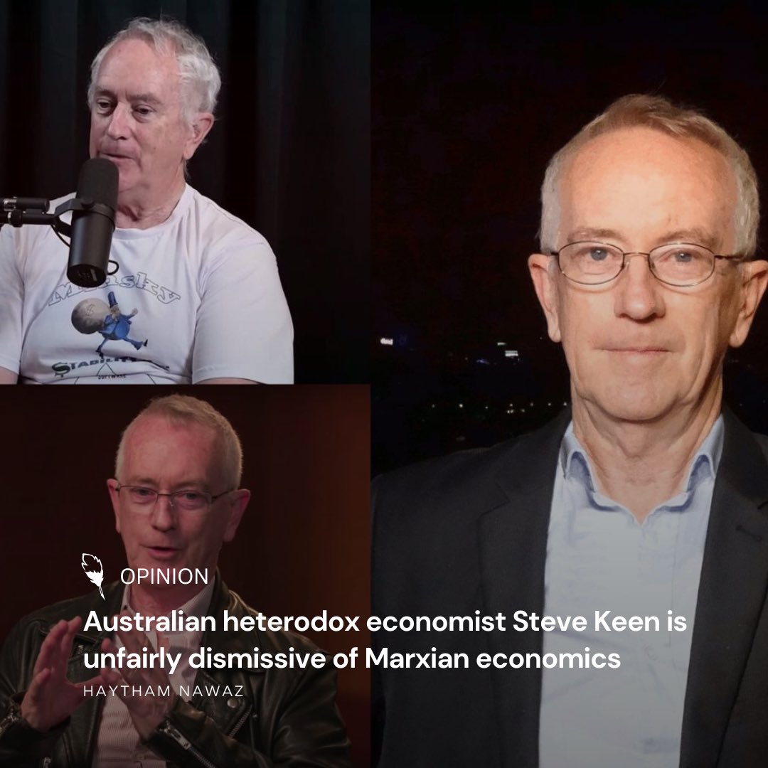 "Steve Keenis scholarly and public
work meticulously exposing the theoretical failings of mainstream neoclassical economics is unmatched in the field, which makes his dismissal of Karl Marx's contributions to the field and beyond that much more suspect." brockpress.com