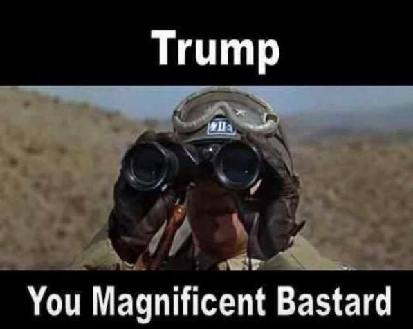 Trump!  You magnificent bastard!