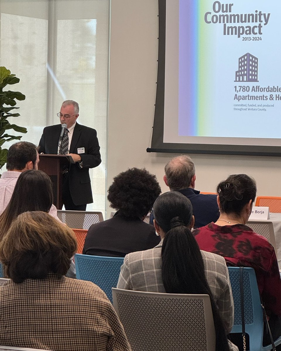 HousingTrustVC's tweet photo. Thank you to all who joined our Annual Public Meeting! 🎉 

We welcomed five new board directors, explored impact investments transforming communities &amp; heard from CA leaders on funding solutions for affordable housing. 

Together, we’re building a stronger Ventura County! 🏡💙 https://t.co/CVmC0fqMFT