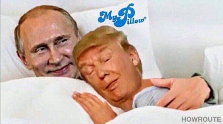 Mary Pat (@evergrowmary) on Twitter photo <a href="/joncoopertweets/">Jon Cooper 🇺🇸</a> Talk about sleeping with the enemy Jon, Trump is literally in bed with Putin. <a href="/joncoopertweets/">Jon Cooper 🇺🇸</a> Talk about sleeping with the enemy Jon, Trump is literally in bed with Putin.