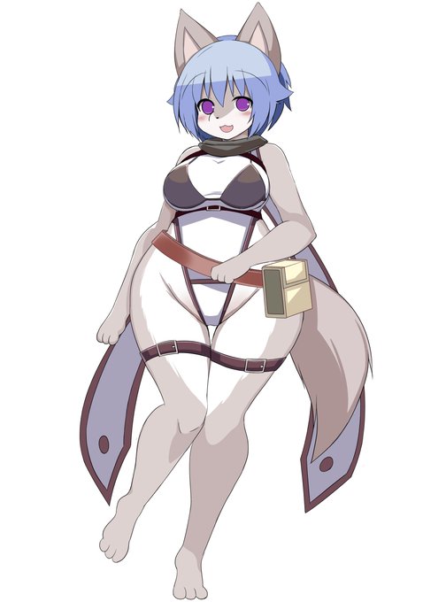 ウルヴェちゃん「レーヴランデのゆめひつじ」のすがた
義妹達に作ってもらった 狼だけどハーネス 