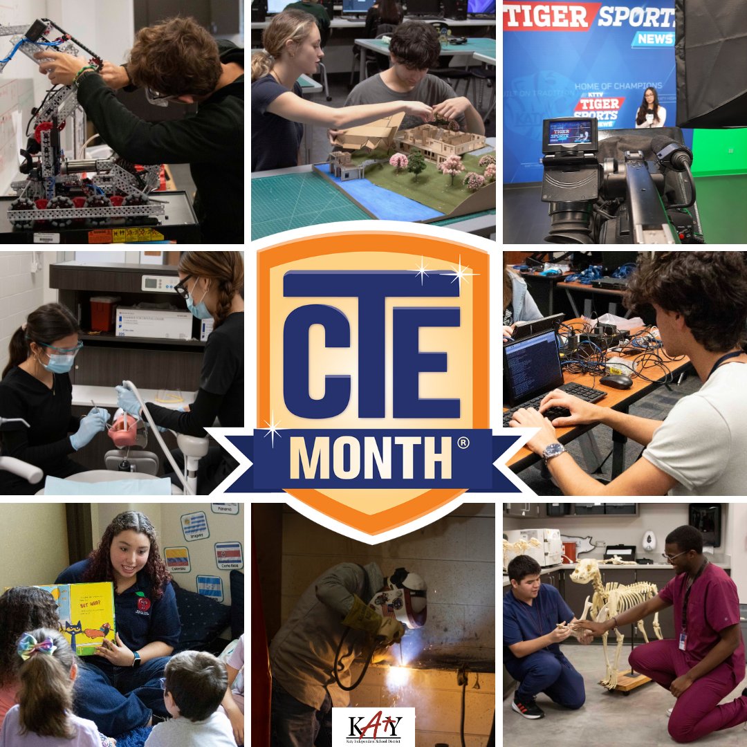As CTE Month comes to a close, we extend our heartfelt thanks to our teachers, parents, community members, and district leaders for their unwavering support of our CTE students and programs. Thank you for helping us build a strong future for our students! #KatyISD