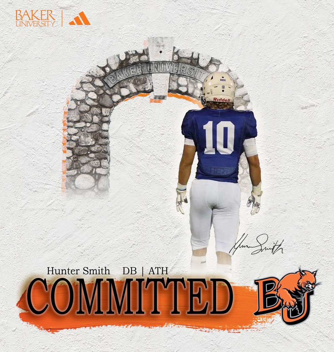 Unbelievably grateful to The Lord for everything he’s done to get me here. Lot of love and gratitude to my family, teammates, and coaches for being amazing role models. Incredibly blessed to commit to Baker University.