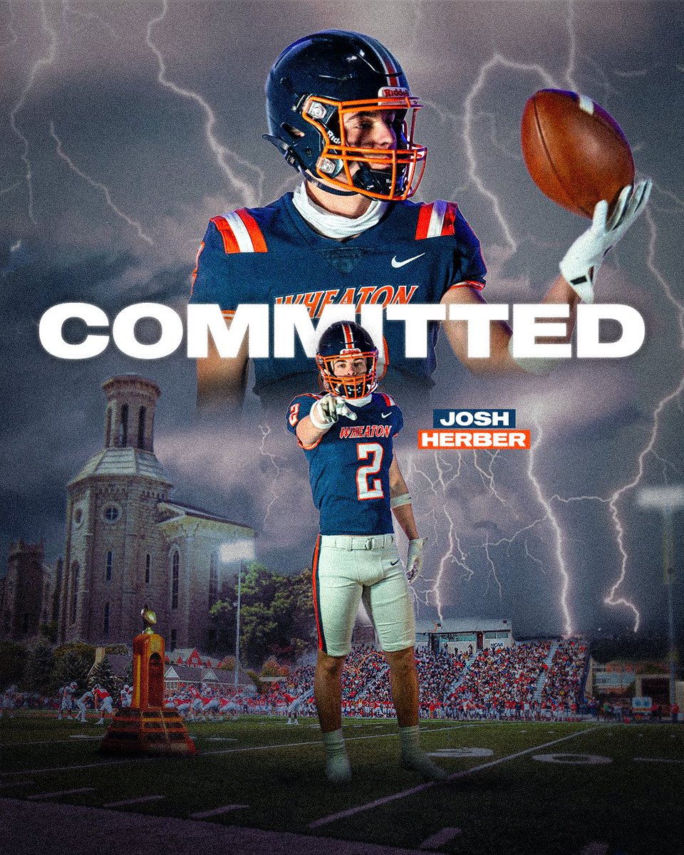 Josh Herber (@joshherber_qb) on Twitter photo Blessed to say I’m committed to <a href="/WheatonFB/">Wheaton Football</a>, All glory to God!
<a href="/_CoachSwider/">Mikey Swider</a> <a href="/Coach_JScott/">Jesse Scott</a> <a href="/HouckCoach/">CoachHouck</a> <a href="/Finch1414/">Anthony Lawrence</a> <a href="/Daygofootball/">San Diego Football</a> Blessed to say I’m committed to <a href="/WheatonFB/">Wheaton Football</a>, All glory to God!
<a href="/_CoachSwider/">Mikey Swider</a> <a href="/Coach_JScott/">Jesse Scott</a> <a href="/HouckCoach/">CoachHouck</a> <a href="/Finch1414/">Anthony Lawrence</a> <a href="/Daygofootball/">San Diego Football</a>