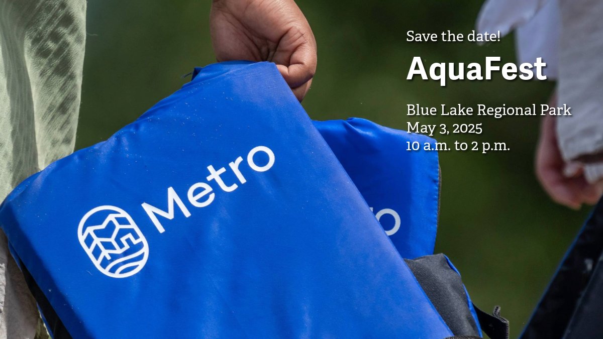 Save the date for AquaFest! Bring the whole family for FREE life jackets, water safety info and more.
