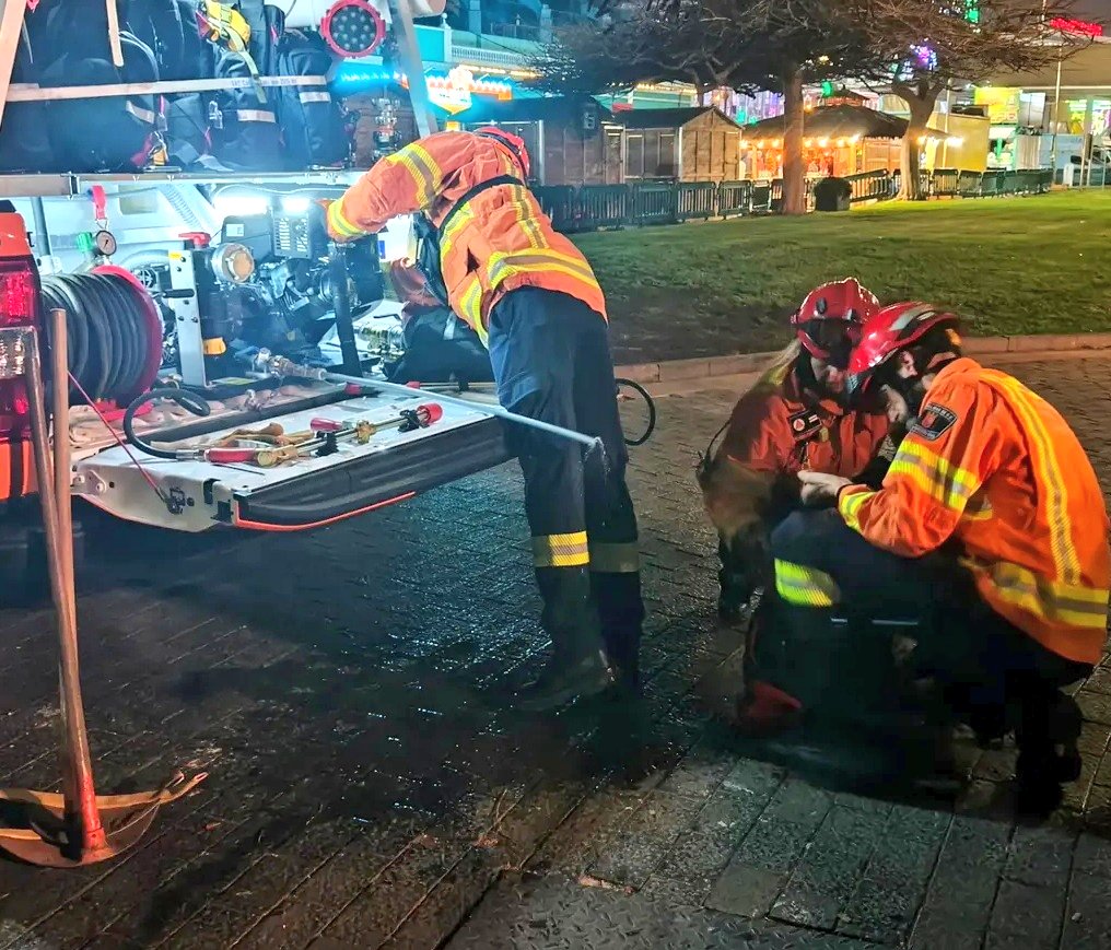 ProteCivilLPA's tweet photo. En la noche de hoy nuestros voluntarios han colaborado con #UTSE @PoliciaLPA @BomberosLPA @CruzRojaLP @policia y #EulenSeguridad en el Dispositivo de Riesgos Previsibles de #reinalpgc #carnavallpgc
#Prevención
#CarnavalSeguro
#LasProtesSuman
#ProtecciónCivil https://t.co/AkIHIHfaCU