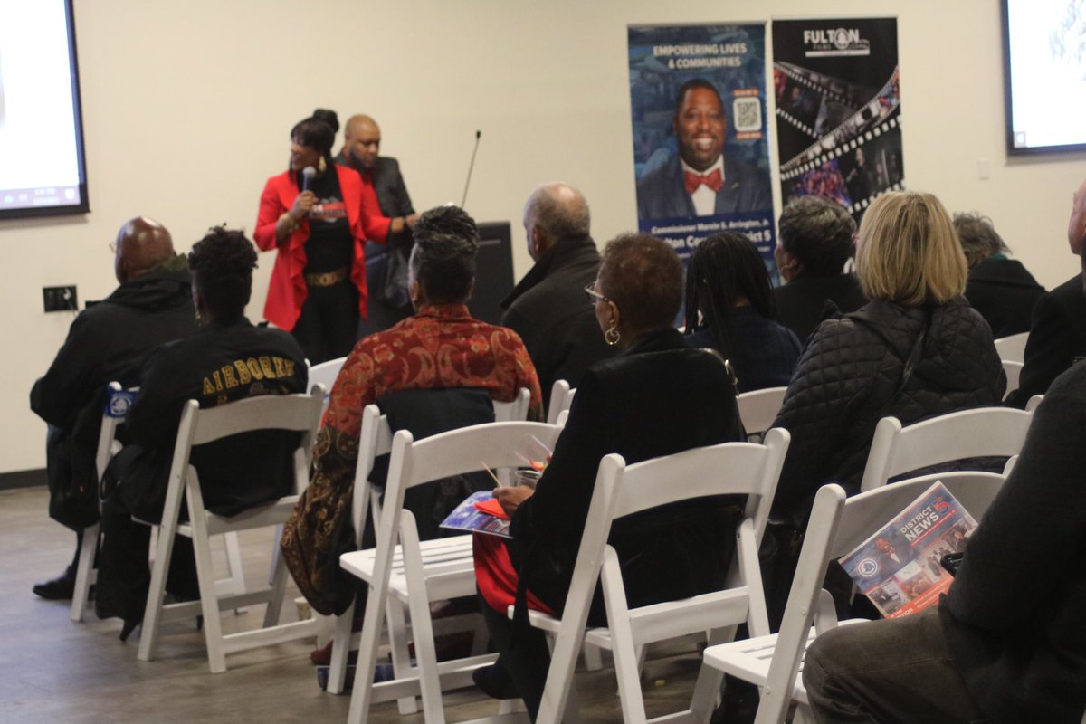 FultonInfo's tweet photo. The 2025 Black History Film Festival kicked off with an opening reception hosted by @FultonComm5 and guest emcee @LammanRucker. The evening celebrated powerful storytelling and honored student competition winners!
#experienceFulton #2025BHFF #BlackHistoryMonth #FultonCountyGA https://t.co/yxyBGi4v6y