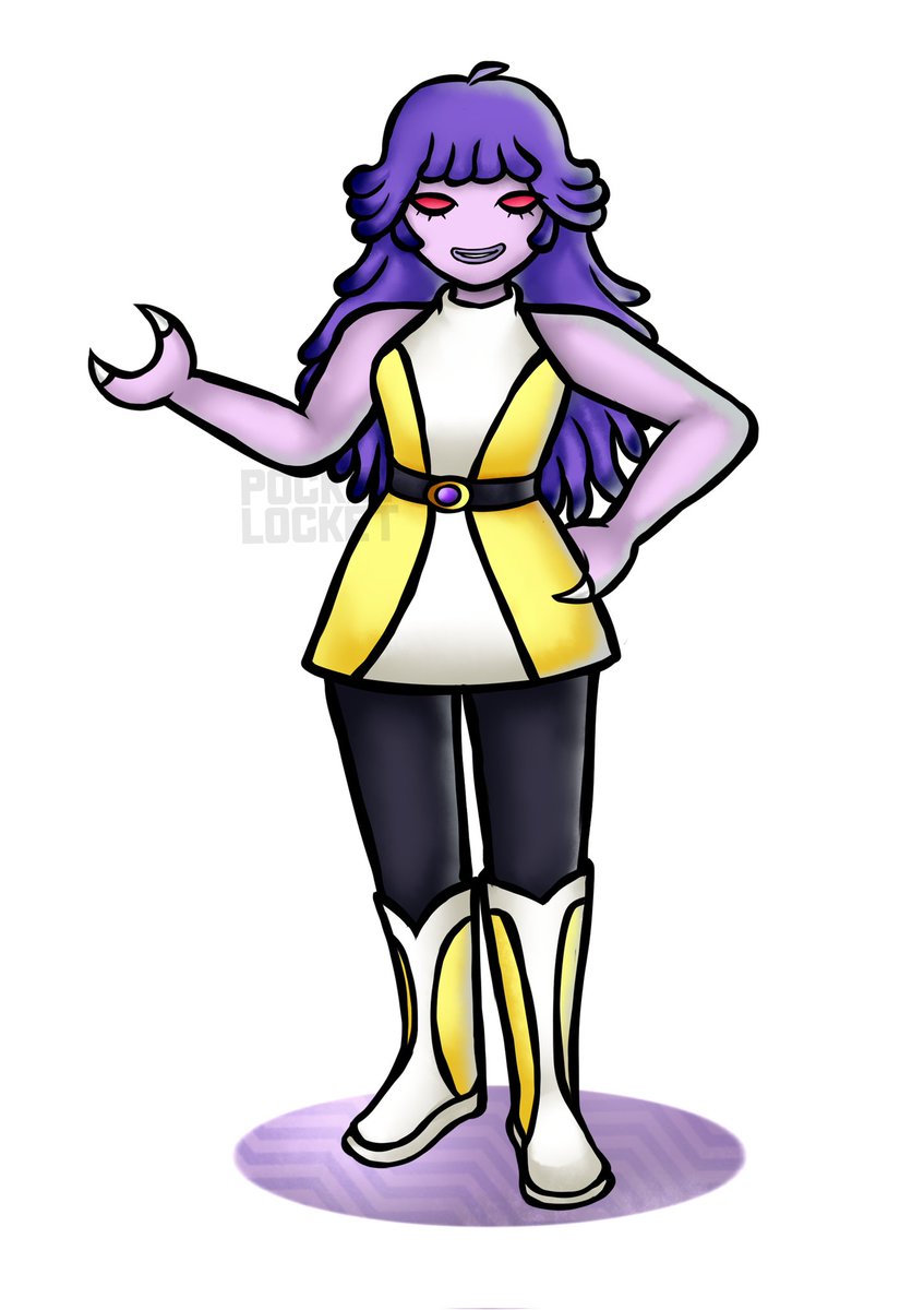 My shroob that I drew her in a new outfit. She was usually in the army work type outfit. 🍄 

#supermario #marioandluigi #art #digitaldrawing #mariooc #mariobros #orginalcharacter