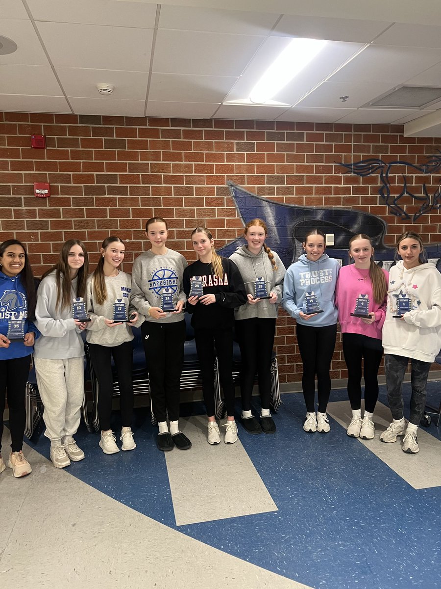 LadyMustangs (@mnhsladymustang) on Twitter photo Congratulations to our graduating 8th graders who were presented with their Legacy Awards last night at the Lady Mustang banquet. Super year for these girls- thank you for all your hard work and time in our program!!
🐎🏀💙💪#Rollstangs <a href="/MNmustangGBB/">Millard North GBB</a> <a href="/MNHSActivities/">MNHS Activities</a> Congratulations to our graduating 8th graders who were presented with their Legacy Awards last night at the Lady Mustang banquet. Super year for these girls- thank you for all your hard work and time in our program!!
🐎🏀💙💪#Rollstangs <a href="/MNmustangGBB/">Millard North GBB</a> <a href="/MNHSActivities/">MNHS Activities</a>
