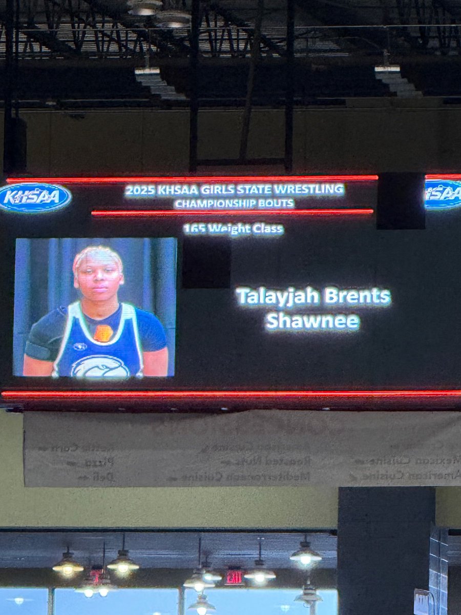 ShawneeAcademy's tweet photo. Congratulations 🎉 to our FIRST EVER female 🩷 student to place in the history… or should we say “HERstory” of The Academy @ Shawnee Girls State KHSAA Wrestling Competition 🤼‍♀️ 

Way to go, Talayjah Brents! 🦅 🏅 

#HERstory #GirlsRule #wrestlinggirls #WeAreShawnee https://t.co/UFKjlQPr4w