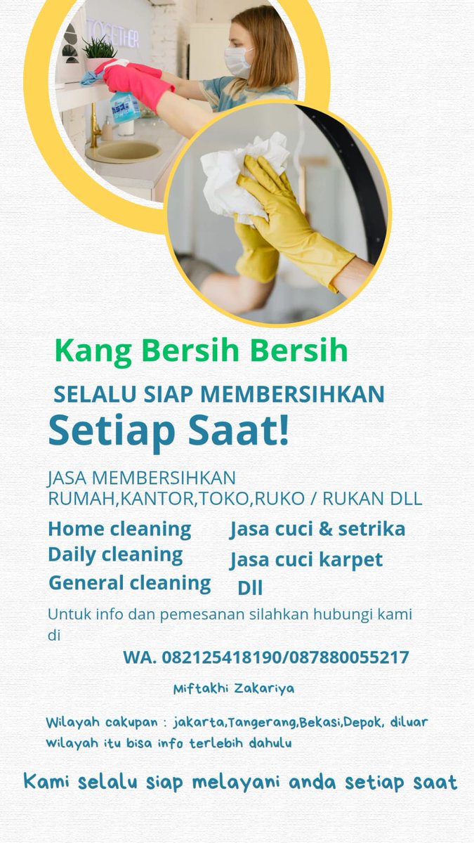miftaqie's tweet photo. Butuh jasa bersih bersih untuk ruko,rukan dan toko atau rumah,bisa yuk hubungi kami mumpung ada promo gratis dan gratis jarak,untuk info bisa hubungi kami di 082125418190/087880055217,mau tanya tanya dulu juga boleh
#jasabersih 
#jasa 
#jasarumahtangga 
#jasalainlain https://t.co/R77372xbLe