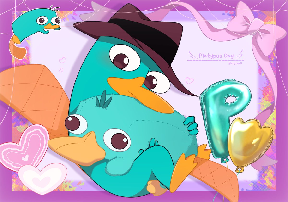 sigumall's tweet image. 🎗️Platypus Day🎀