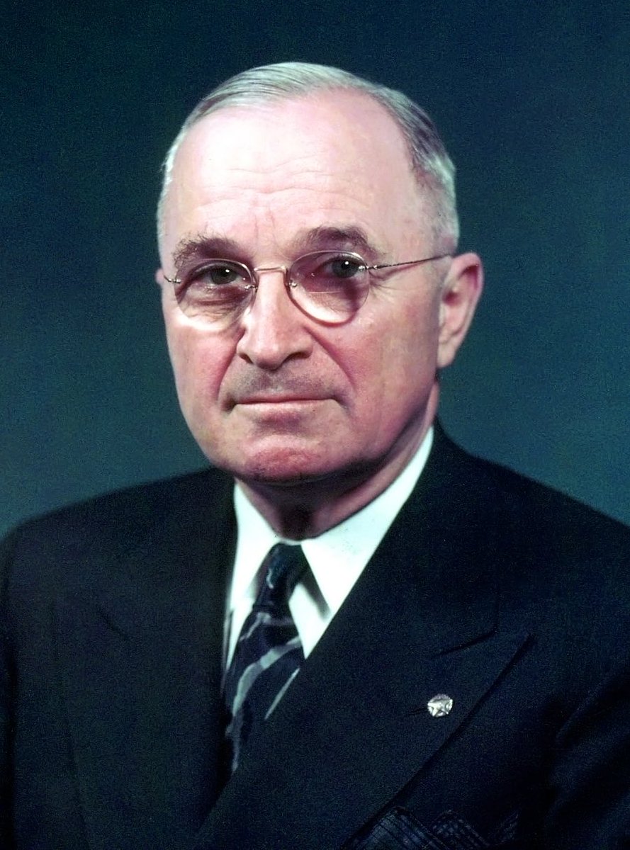 This is President Truman.  Never wanted the top job. A domestic politician from the Midwest. But, boy, did he step up on 12 April 1945,guided by a devout sense of duty, honesty, sound judgement &amp; guided by principles of selflessness &amp; fairness.  Where are the Trumans now?