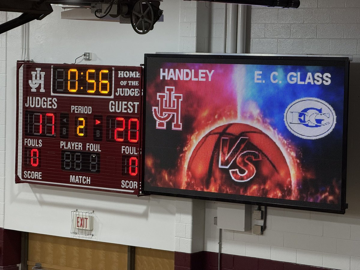 End of the first <a href="/HandleyJudges/">John Handley Athletics & Activities</a> hosting <a href="/ecgathletics/">E.C. Glass Athletics</a>