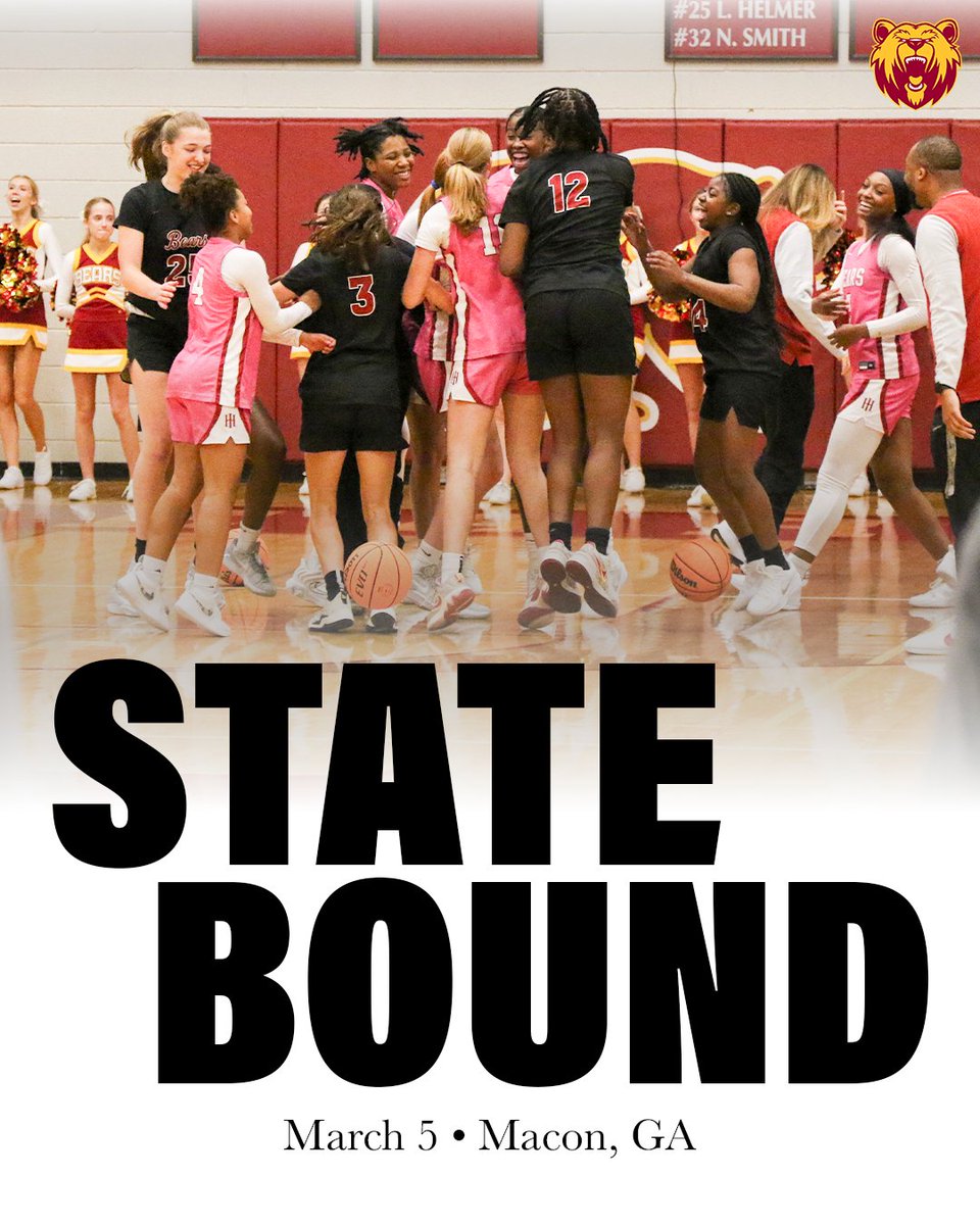 Girls' Basketball is heading to the State Championship!!
Golden Bears 63 - St. Francis 61!!

#GoBears