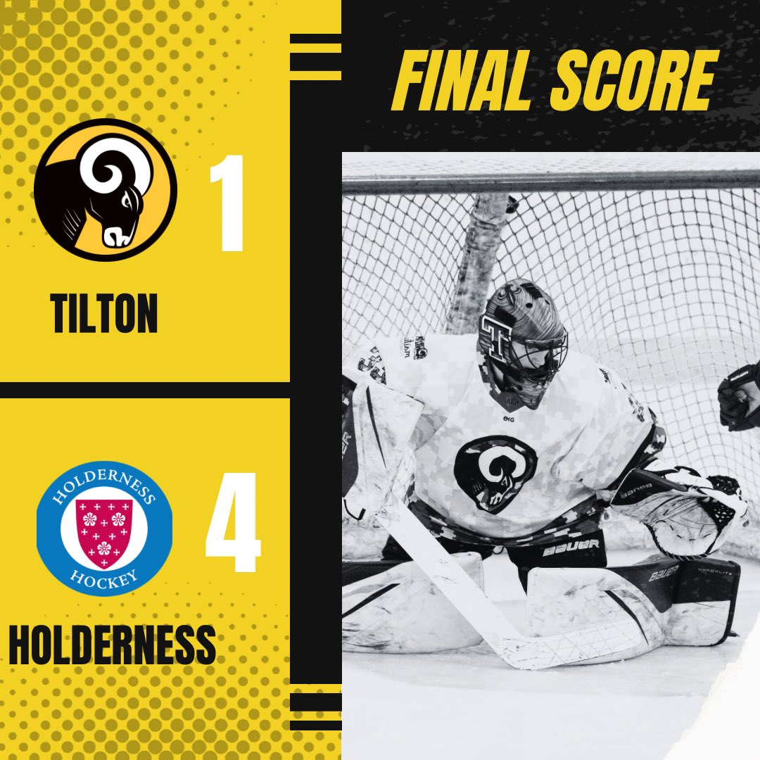 Rams fall 4-1 to Holderness. Back at home tomorrow to face New Hampton. Time TBD.