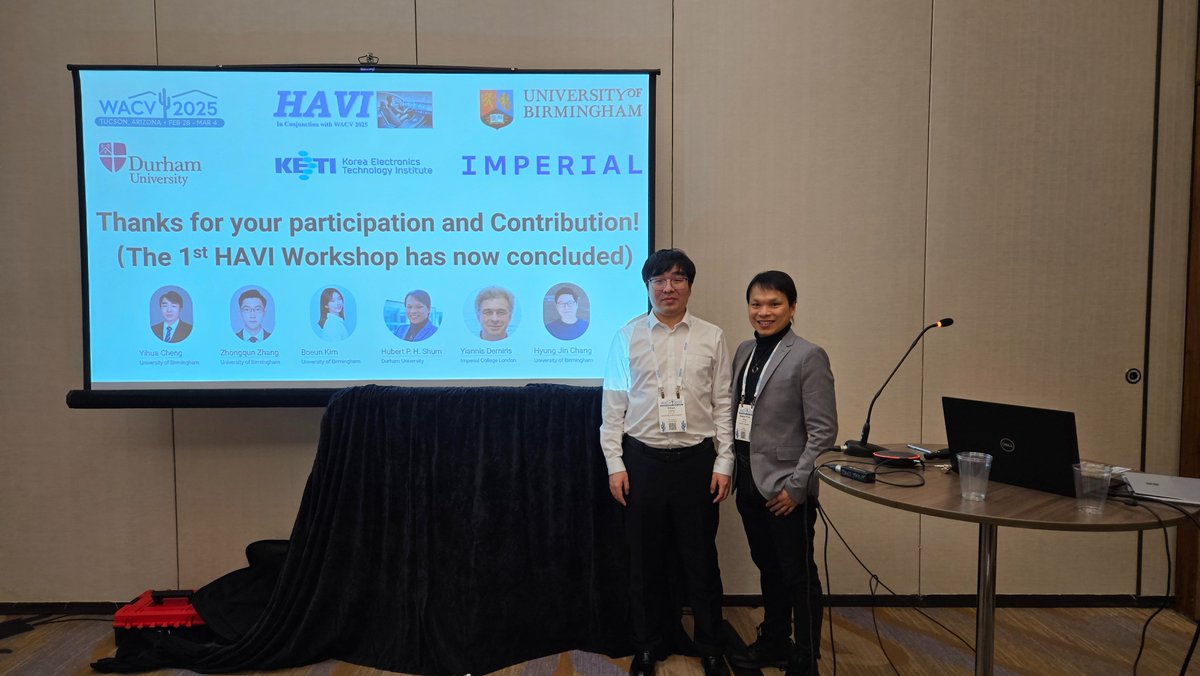 Many congratulations for Nico Uhlemann to receive the Best Paper Award, and Yuto Kumamoto to receive the Best Presentation Award, at our #WACV2025 workshop on Human-Autonomous Vehicle Interaction! <a href="/wacv_official/">WACV</a> <a href="/comp/">felipe</a>