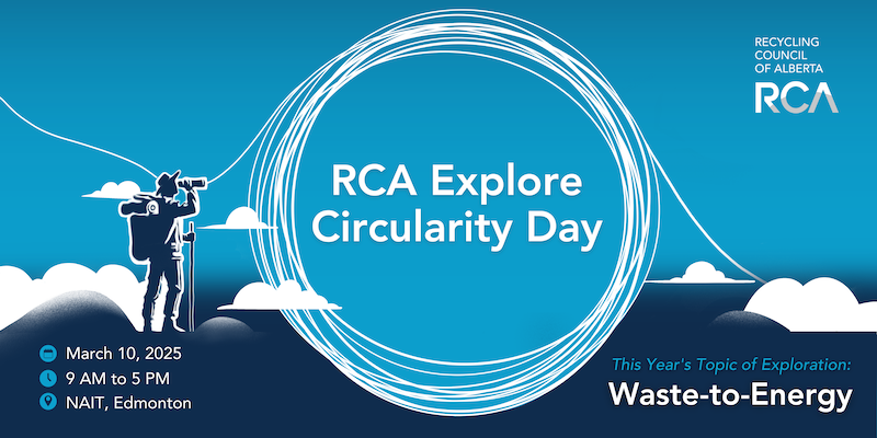 The inaugural RCA Explore Circularity Day will take place on March 10, 2025, at the Productivity and Innovation Centre at NAIT in Edmonton, Alberta.

🔗 Secure your spot today: recycle.ab.ca/workshop/explo…