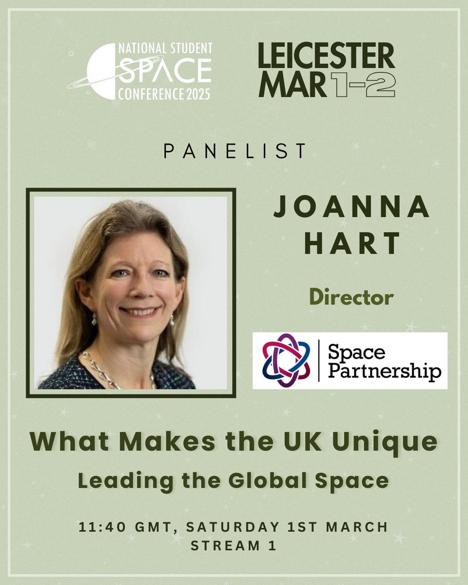 WHAT MAKES THE UK UNIQUE: LEADING THE GLOBAL SPACE PANEL! 🌟

Don’t miss this important conversation at NSSC 2025. See you this weekend!

#NSSC2025 #UKSEDS #SpaceBeyondSTEM