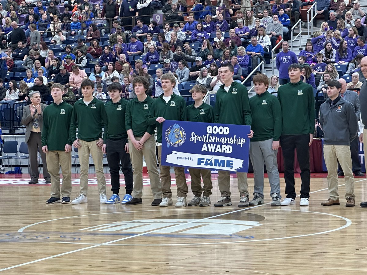 mpaACCbbsite's tweet image. Congratulations to the Rangeley Rangers on their Good Sportsmanship award in Class D South Boys Basketball!