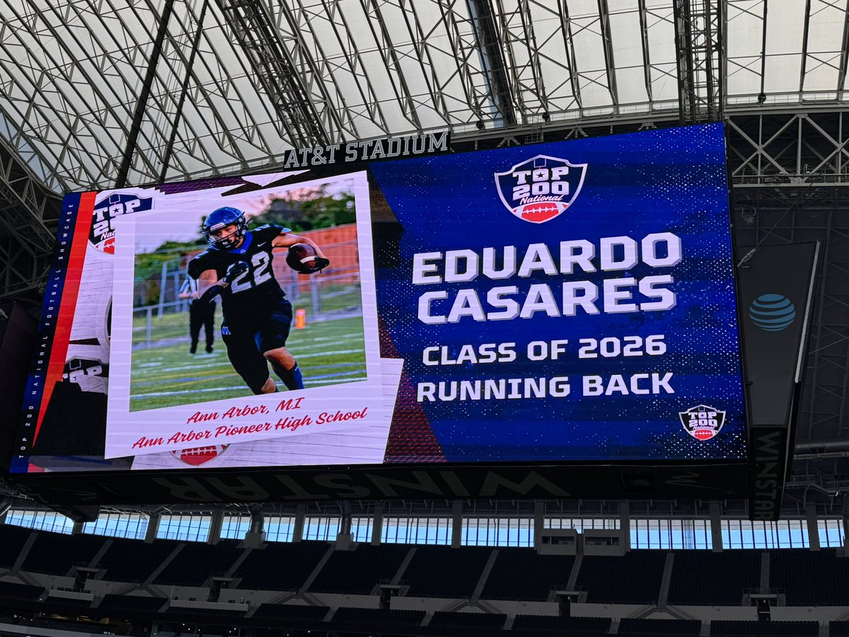 Eduardo (@edcasa08) on Twitter photo I had a Great visit at the Dallas Cowboys stadium for the Top 200 Prospect Camp! My team and I place 1st! Thank you for the Invited!
<a href="/CoachYoung41/">Coach Tyrone Young Jr. II โข</a> <a href="/CoachRJWilson55/">Coach RJ Wilson</a> I had a Great visit at the Dallas Cowboys stadium for the Top 200 Prospect Camp! My team and I place 1st! Thank you for the Invited!
<a href="/CoachYoung41/">Coach Tyrone Young Jr. II โข</a> <a href="/CoachRJWilson55/">Coach RJ Wilson</a>
