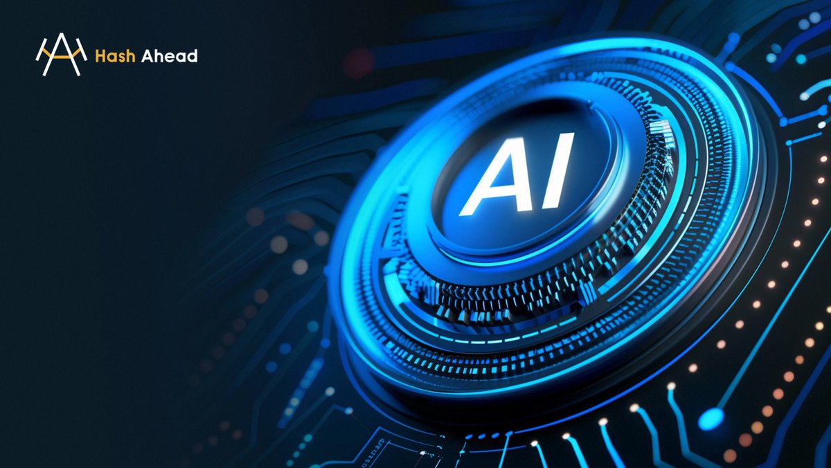 hashahead's tweet photo. "Hash Ahead is gearing up for AI integration! Soon, devs will build AI-powered dApps with our smart contract toolkit. The future of DeFi is coming. #DeFi #AI #HashAhead #HAH https://t.co/m2jUi5cgtP