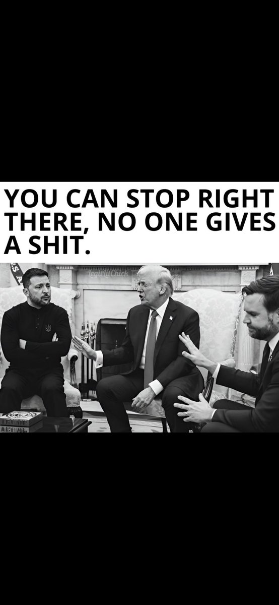 infidelusa5's tweet photo. #TrumpsWhiteHouse #LeftWingMedia🤏
#Trump2025 #PresidentZelensky
#PresidentZelenskyYouFCKUPDude
#Ukraine #PresidentTrump ❤️
#VicePresidentJD❤️
#PresidentZelenskyDressThePart🤡 https://t.co/2CXgxLgJ9d