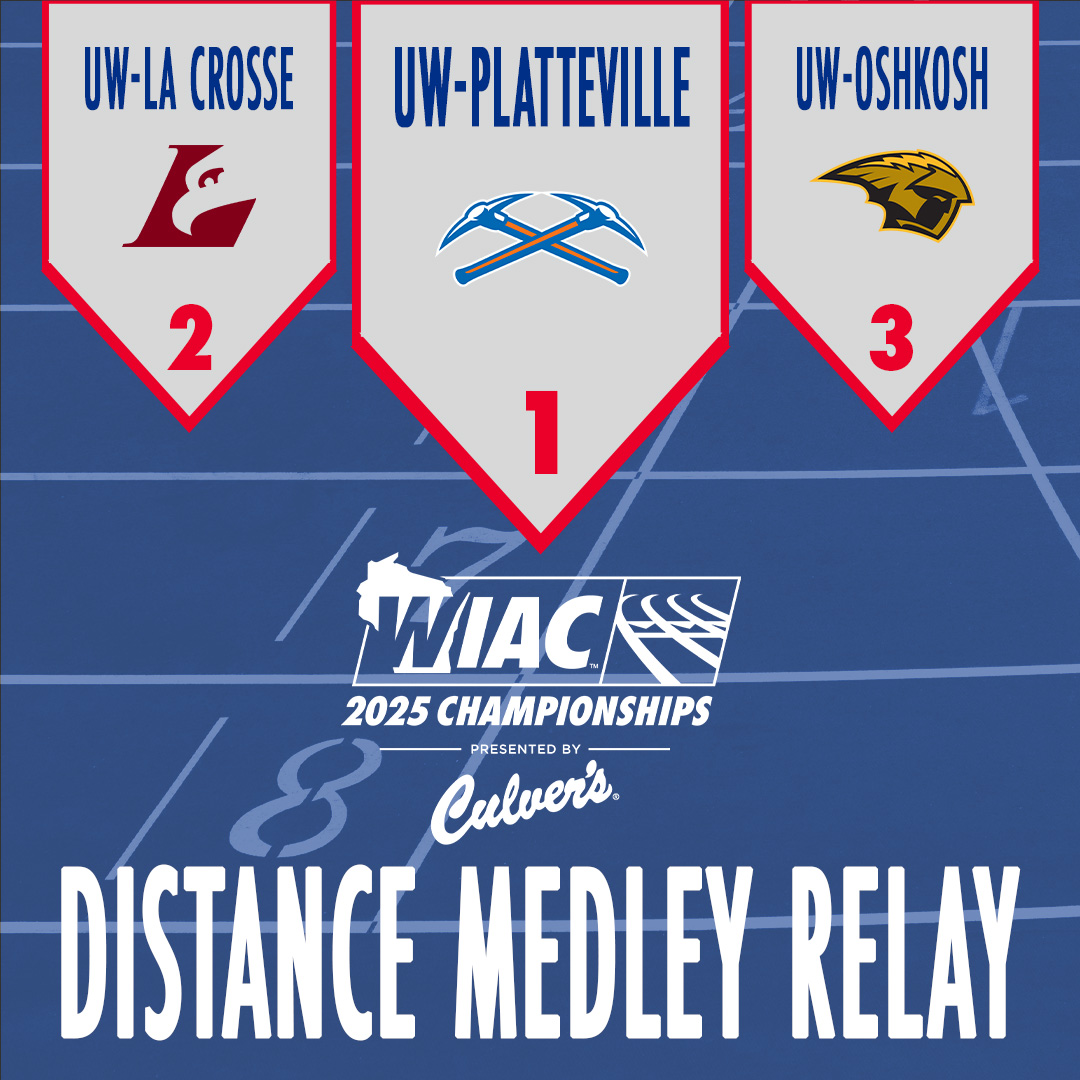 #WIACTF | Top three finishers in each men's event from day one of the 2025 #WIAC Indoor Track &amp; Field Championships (pres. by Culver's)

#ExcellenceInAction
#d3tf