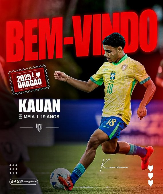 mercatosphera's tweet photo. 🇧🇷 #AtGoianiense obtiene la cesión del centrocampista brasileño Kauan (19 | #Fortaleza) hasta final de año. https://t.co/qNC1D4ZuFa