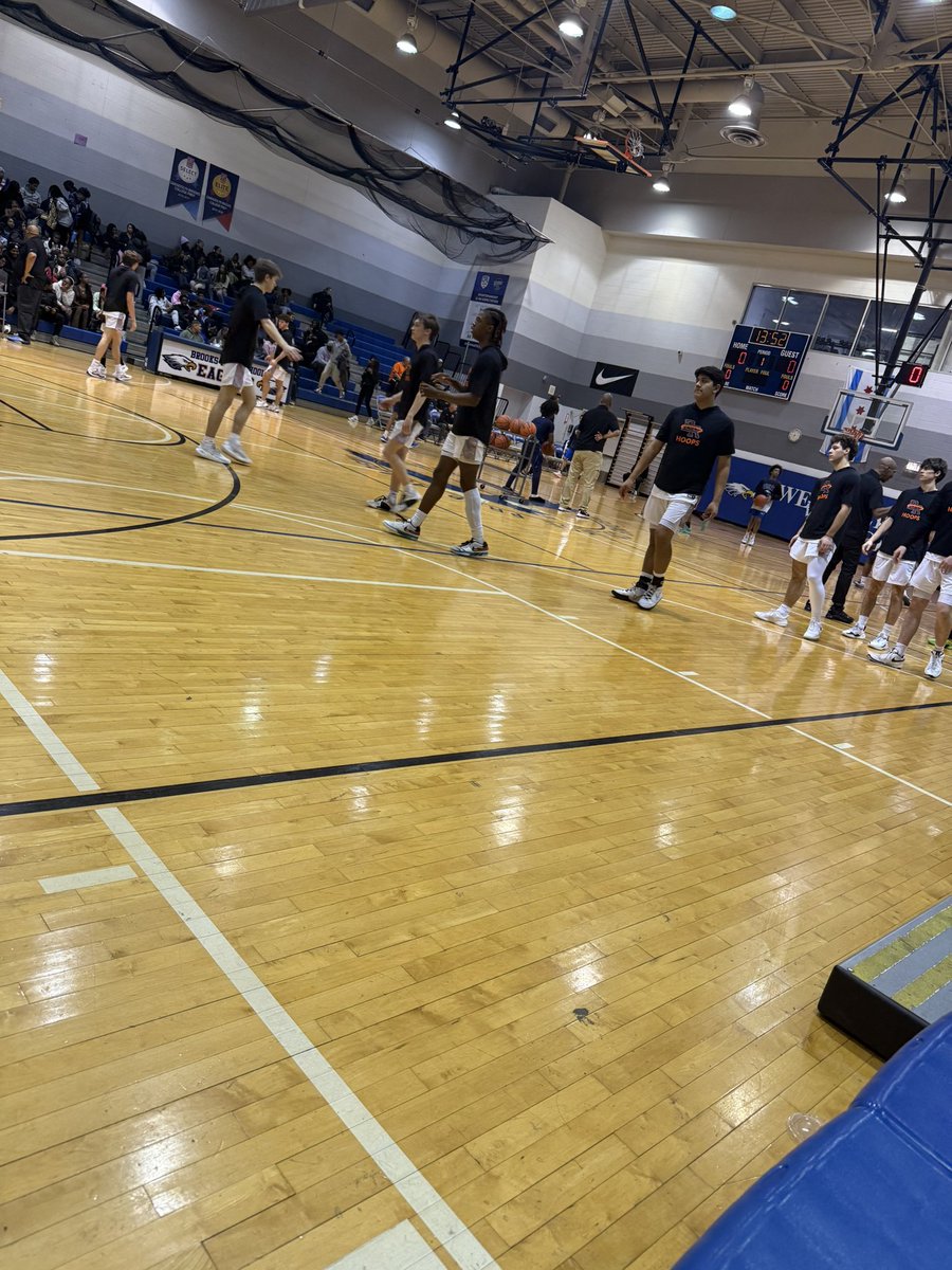 Supporting our boys basketball team as they take on <a href="/BrotherRice/">Brother Rice Chicago</a> in the Brooks regional finals of state playoffs!