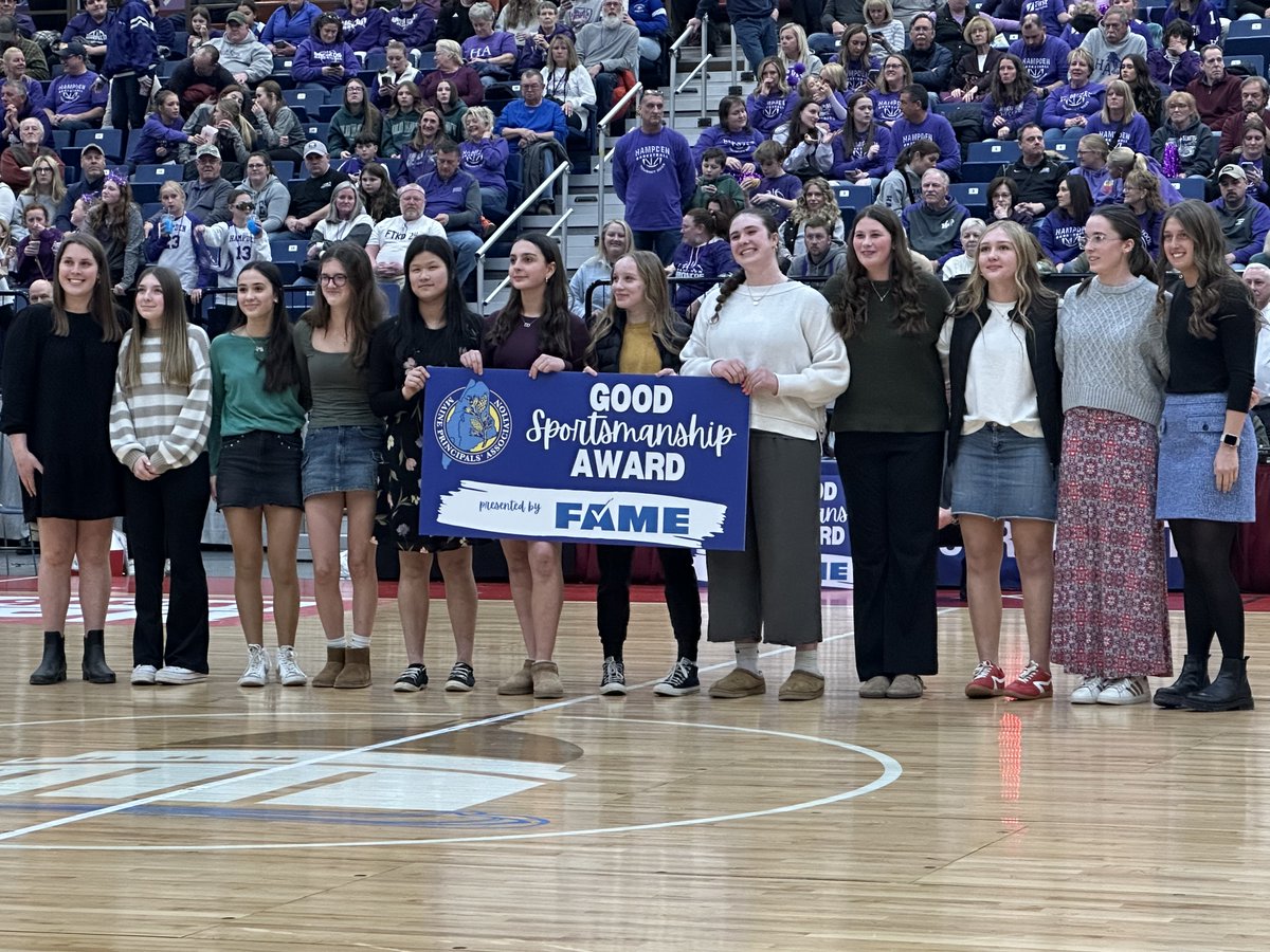 mpaACCbbsite's tweet image. Congratulations to the Mt. Blue Cougars on their Good Sportsmanship award in Girls Class A North Basketball!