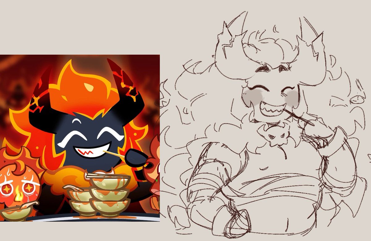 MiloNMilo_'s tweet image. Capsaicin promo redraw! Just as a little practice! // #cookierun