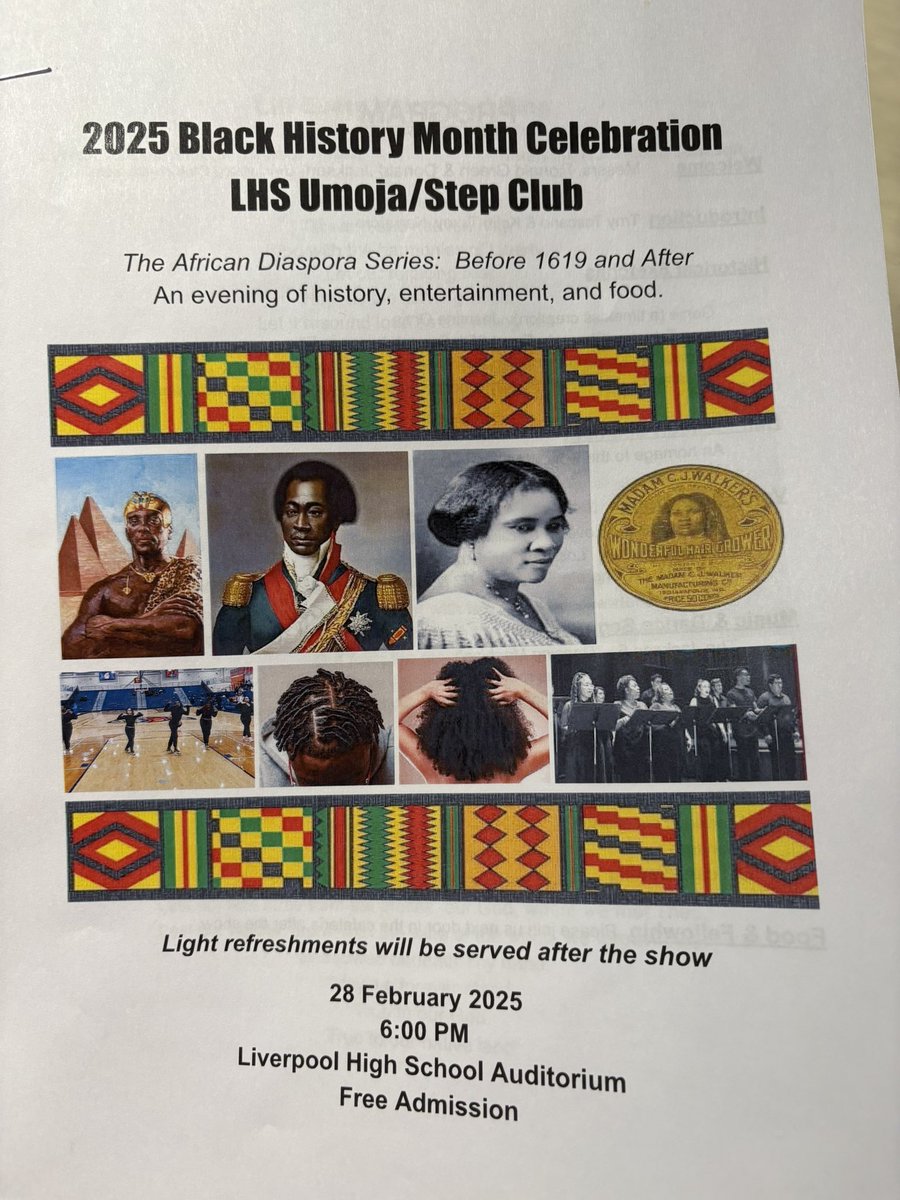 A great night at the LHS Umoja/Step Club Black History Month Celebration. A night filled with historical sketches, vocal and dance selections, food, and fellowship.  Great event Warriors!