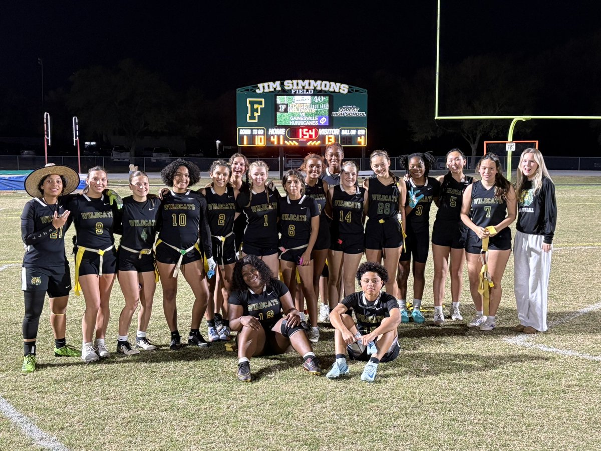 Girls win 41-13 at home vs Gainesville. <a href="/fhs_wcat/">@fhs_wcat</a> <a href="/OcalaPreps/">Ocala Preps</a> <a href="/FlaHSFootball/">FloridaHSFootball.com</a>