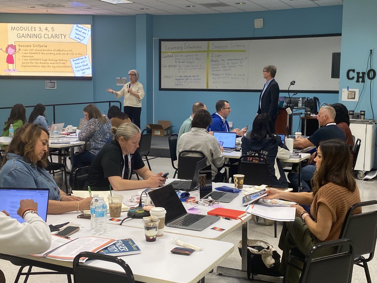 ms_pyp's tweet image. We had a great few days of learning at the Teacher Clarity Certification this week! Leaders from around the country spent time sharpening their understanding of learning intentions, success criteria, assessment, and meaningful learning experiences. @CorwinPress