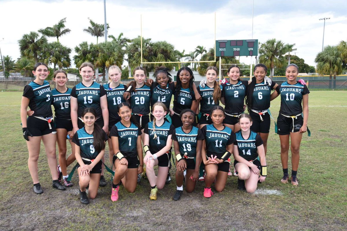 MSAASports's tweet photo. MSAA Flag Football Championships! Pompano Beach vs Indian Ridge Girls. Deerfield Beach vs Sunrise Boys. Champions: Indian Ridge &amp; Deerfield Beach!! Congratulations to all involved! @PBMSNation @MurrayPrincipal @DeerfieldBchMS @SunriseFalcons https://t.co/KVLliNvB28