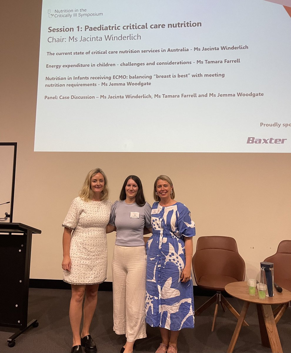 Jacinta Winderlich (@epicurenut) on Twitter photo Excellent #PICUNutrition presentations by some of my #PedsICU dietitian BFFs <a href="/JemmaWoodgate/">Jemma Woodgate</a> and Tamara Farrell at the Alfred International Critical Care Nutrition Symposium today. 🤓🍿 Thanks to <a href="/ICUnutrition/">A/Prof Emma Ridley</a> and <a href="/KateLambell/">Dr Kate Lambell</a> for the invitations. Excellent #PICUNutrition presentations by some of my #PedsICU dietitian BFFs <a href="/JemmaWoodgate/">Jemma Woodgate</a> and Tamara Farrell at the Alfred International Critical Care Nutrition Symposium today. 🤓🍿 Thanks to <a href="/ICUnutrition/">A/Prof Emma Ridley</a> and <a href="/KateLambell/">Dr Kate Lambell</a> for the invitations.